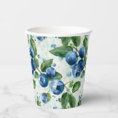 Blaubeeren Pappbecher (Vorderseite)
