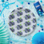 Blaubeeren Pappteller (Party)