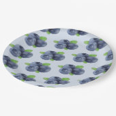 Blaubeeren Pappteller (Schrägansicht)