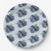 Blaubeeren Pappteller (Vorderseite)