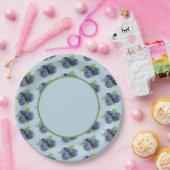 Blaubeeren Pappteller (Party)