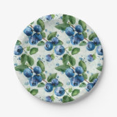 Blaubeeren Pappteller (Vorderseite)