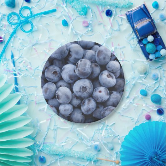 Blaubeeren Pappteller (Party)