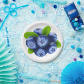 Blaubeeren Pappteller (Party)