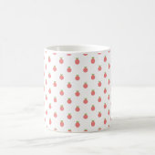 Blaubeeren-Polka-Dosen-Tasse Kaffeetasse (Mittel)