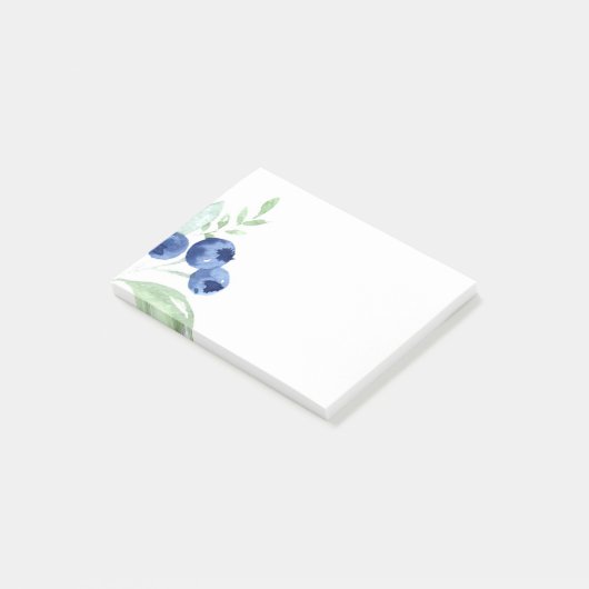 Blaubeeren Post-it Klebezettel (angewinkelt)