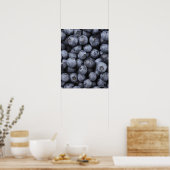 Blaubeeren Poster (Küche)