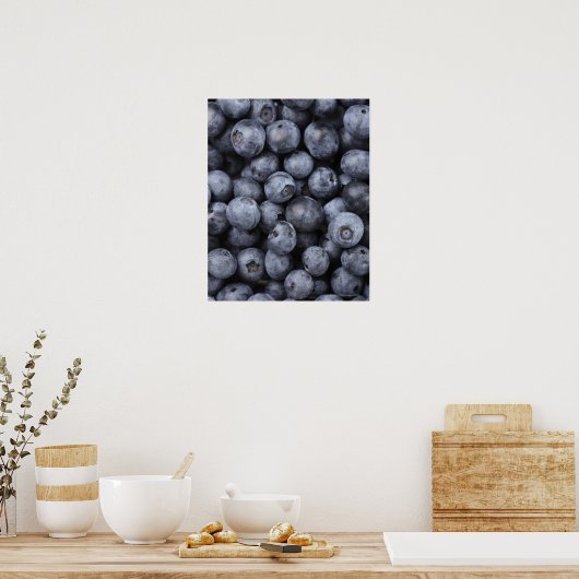 Blaubeeren Poster (Küche)