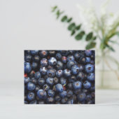 Blaubeeren Postkarte (Stehend Vorderseite)