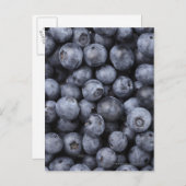 Blaubeeren Postkarte (Vorne/Hinten)