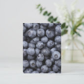Blaubeeren Postkarte (Stehend Vorderseite)