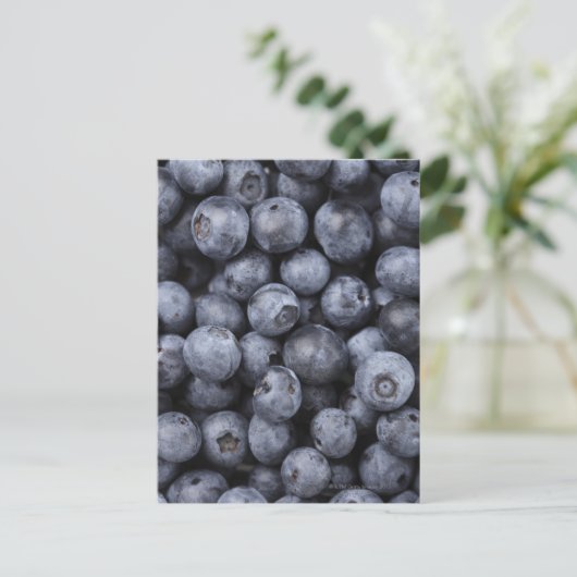 Blaubeeren Postkarte (Stehend Vorderseite)