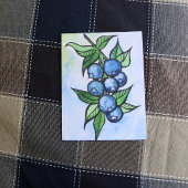 Blaubeeren Postkarte