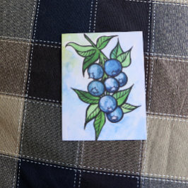 Blaubeeren Postkarte