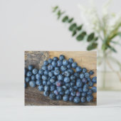 Blaubeeren Postkarte (Stehend Vorderseite)