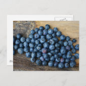 Blaubeeren Postkarte (Vorne/Hinten)