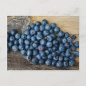 Blaubeeren Postkarte (Vorderseite)