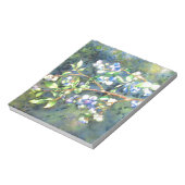 Blaubeeren, romantische Früchte Aquarellmalerei Notizblock (Rotiert)