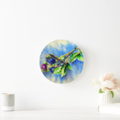Blaubeeren Runde Wanduhr (Zuhause)