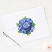 Blaubeeren-Rundzusammensetzung Runder Aufkleber (Umschlag)