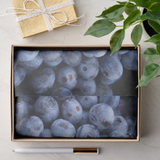 Blaubeeren Seidenpapier (Geschenk)