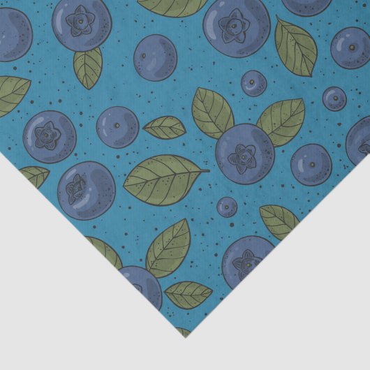 Blaubeeren Seidenpapier (Ausschnitt)