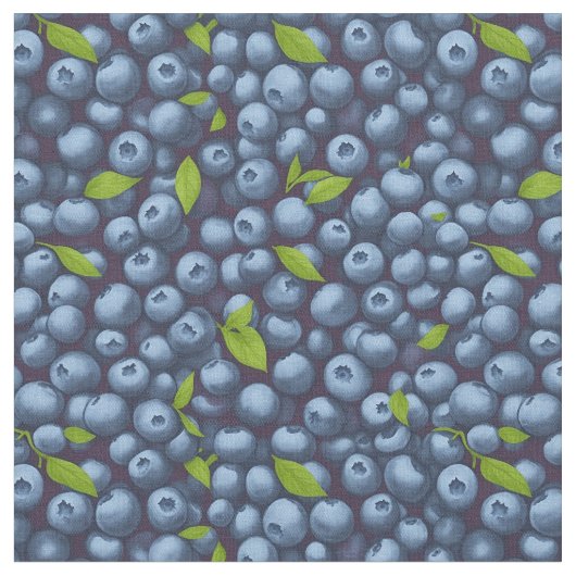 Blaubeeren Stoff (Nahaufnahme)