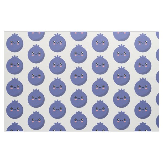 Blaubeeren Stoff (Fat Quarter (45,7 x 55,9 cm))
