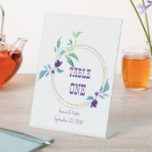 Blaubeeren Tabletop Sockelschild (In Situ)