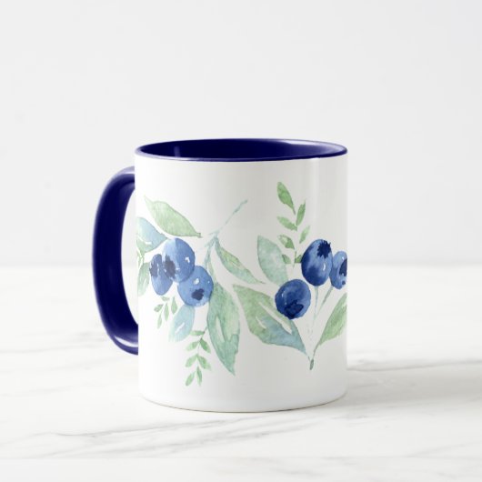 Blaubeeren Tasse (Vorderseite Links)