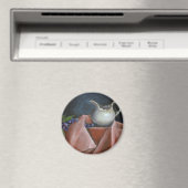 Blaubeeren und Creme Crop Magnet (In Situ (Geschirrspüler))