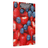 Blaubeeren und Erdbeeren Klemmbrett (Rechts)