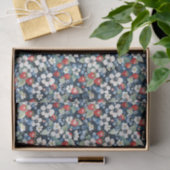 Blaubeeren und Erdbeeren Seidenpapier (Geschenk)