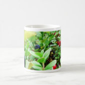 Blaubeeren und Lingon Beeren Kaffeetasse (Mittel)