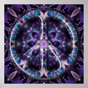 Blaubeeren und Sahnefrieden Poster