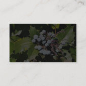 Blaubeeren Visitenkarte (Rückseite)