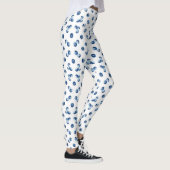 Blaubeeren Wasserfarben-Muster  Leggings (Rechts)