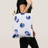 Blaubeeren Wasserfarben-Muster Tasche (Von Nahem)