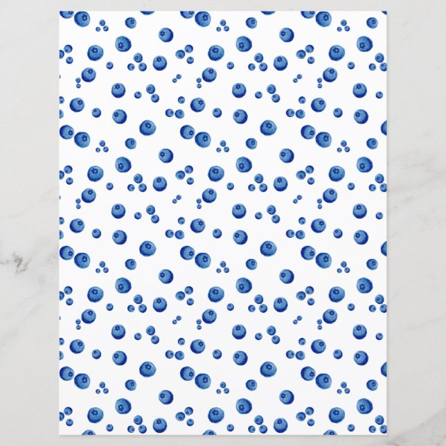 Blaubeeren, weiß (Vorderseite)