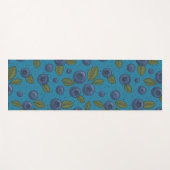 Blaubeeren Yogamatte (Vorderseite (Horizontal))