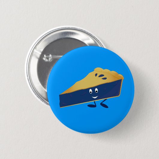 Blaubeerenkiefer-Slice Button (Vorne & Hinten)