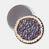 Blaubeerenkuchen und Extravaganter Kruste Magnet (Vorderseite/Rückseite)