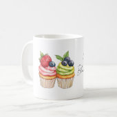 Blaubeerenliebhaber Kaffeetasse (Vorderseite Links)