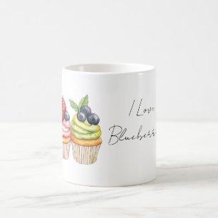 Blaubeerenliebhaber Kaffeetasse