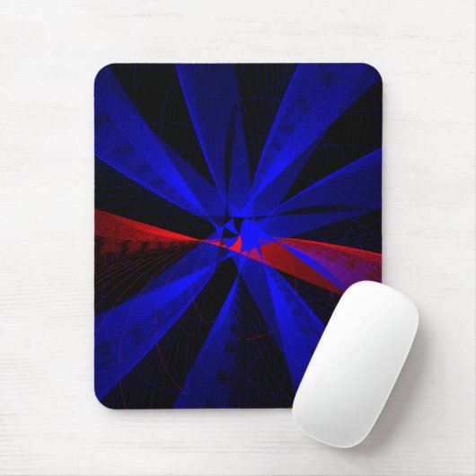 Blaubeerfarbene abstrakte geometrische Mauspad (Mit Mouse)