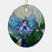 Blaubeerfee Keramik Ornament (Links)
