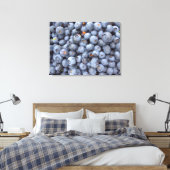 Blaubeerfotografie. Leinwanddruck (Insitu (Schlafzimmer))