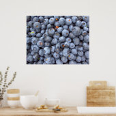 Blaubeerfotografie Poster (Küche)