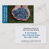 Blaubeerfrucht-Züchter Visitenkarte (Vorne/Hinten)