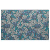 Blaubeergarten, blau und grau stoff (Fat Quarter (45,7 x 55,9 cm))
